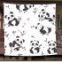 Cute cartoon panda pattern blanket
