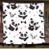 Cute cartoon panda pattern blanket