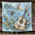 Cute dragonflies and music notes with banjo blanket