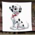 Dalmatian puppy cartoon character blanket