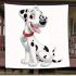 Dalmatian puppy cartoon character blanket