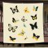 Featuring various butterflies in flight blanket