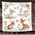 Floral style with a cute deer blanket