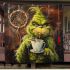 Grinchy drink coffee smile and dream catcher blanket