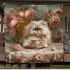 Persian cat at tea parties blanket