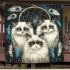 Ragdoll cats and dream catcher 35 blanket