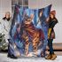 Bengal cat in epic quests blanket