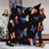 Colorful butterflies in a simple and cute blanket