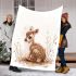 Cute baby deer blanket