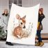 Cute baby deer blanket