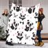 Cute cartoon panda pattern blanket