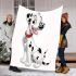 Dalmatian puppy cartoon character blanket