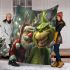 Grinchy cry and dancing santaclaus blanket