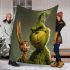 Grinchy smile and scubydo show blanket