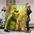 Grinchy smile and scubydo show blanket