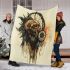 Horror scarry monster with dream catcher area rug blanket