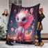 Smiling fantasy creature blanket