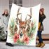 Whitetailed buck with elegant antlers blanket