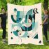 Abstract illustration of geometric shapes blanket