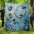 Bees and dream catcher area rug blanket