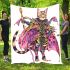 Bengal cat in magical girl transformations blanket