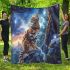 Bengal cat in mythical realms blanket