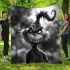 Black grinchy smile show he big only one 3d blanket