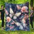 Butterflies and flowers blanket