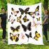 Butterflies of different shapes blanket