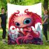 Cheerful dragon balloon blanket