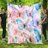 Colorful butterflies in various colors blanket