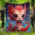 Cotton candy dragon delight blanket
