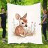 Cute baby deer blanket