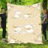 Cute cartoon bunny pattern blanket