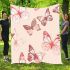 Cute cartoon butterflies blanket
