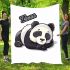 Cute panda sleeping blanket