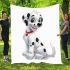 Dalmatian puppy cartoon character blanket