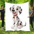 Dalmatian puppy cartoon character blanket