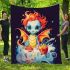 Dragon's tea time in the sky blanket