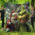 Grinchy cry and dancing santaclaus blanket