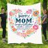 Happy birthday mom beautiful blanket