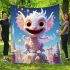 Joyful dragon and balloons blanket