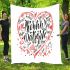 Markings strong heart with mother's day blanket
