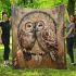 Owls with dream catcher area rug blanket