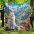 Persian cat in himalayan mountain retreats blanket