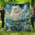 Persian cat in timeless dreamscapes blanket