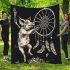 Pig and skeleton king dancing and dream catcher blanket