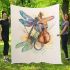 Spring dragonflies dancing to the tune of violin blanket