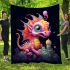 Whimsical sky dragon blanket