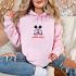 Custom embroidered Mom the heart of our home with minnie house, SweatShirt, Hoodie, Shirt Gift for: Women, Men, Wife, Girlfriend, Boyfriend, Friends